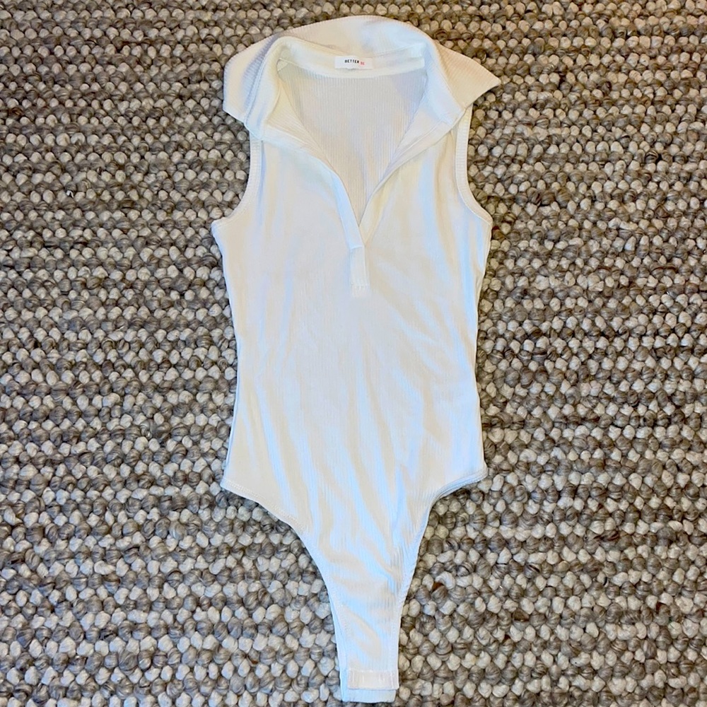 White bodysuit. Size small